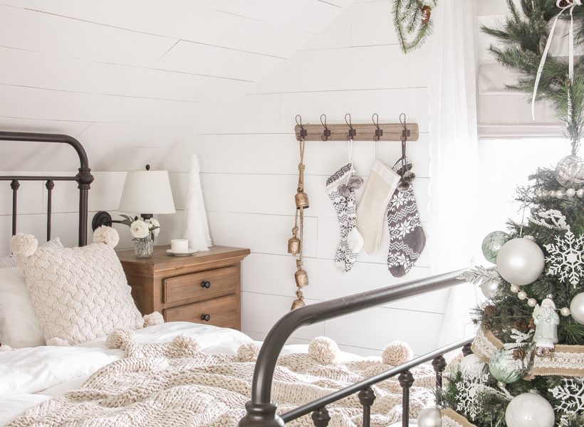 Farmhouse Christmas Bedroom