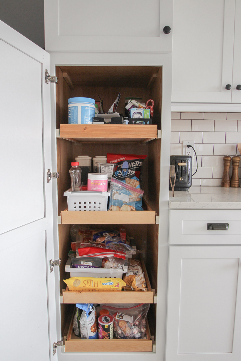 Home blogger Liz Fourez shows how to create an organized pantry customized to maximize space and fit your family's needs.