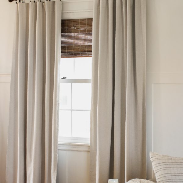 Are you curtains just a little too short? Home blogger Liz Fourez shares a few ways you can easily add extra length.