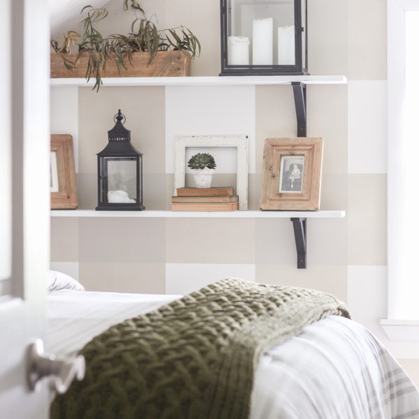 An awkward attic space turns into a charming little boy's farmhouse bedroom!