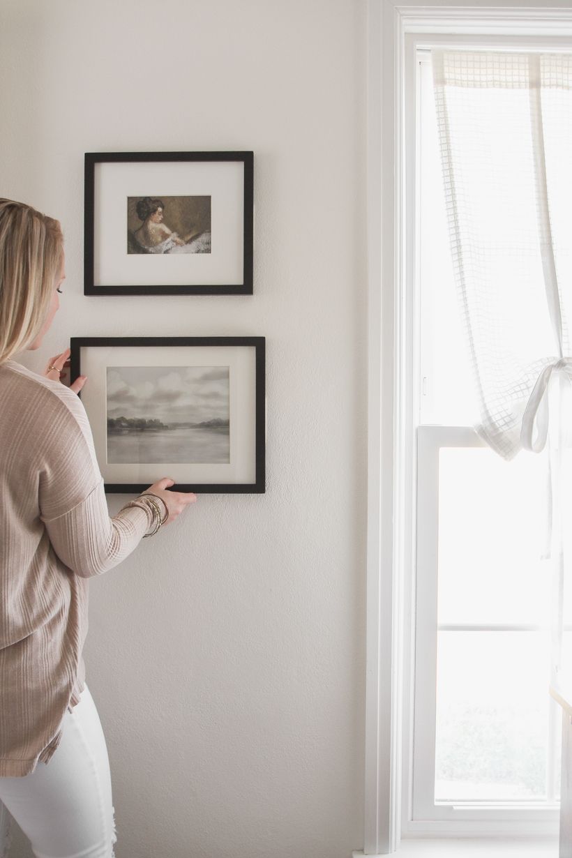 Home blogger and interior decorator Liz Fourez shares her home office that features antique furniture as the perfect storage pieces for her business.