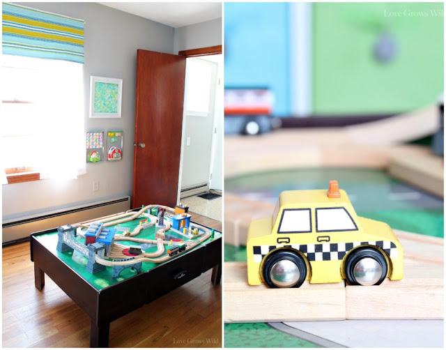 Kid's Playroom Makeover with lots of organizing tips and decor ideas! #playroom #kids #decor