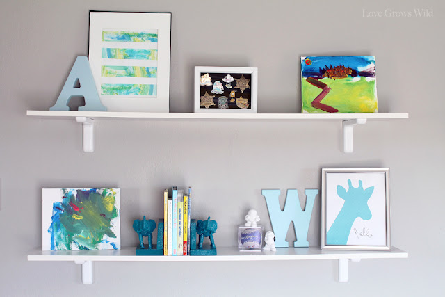 Kid's Playroom Makeover with lots of organizing tips and decor ideas! #playroom #kids #decor